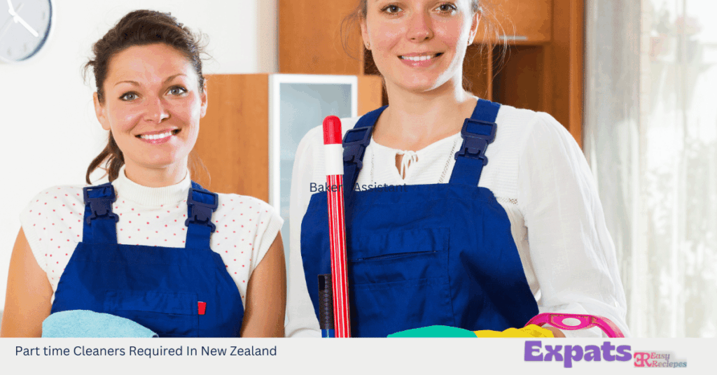 Part time Cleaners Required In New Zealand