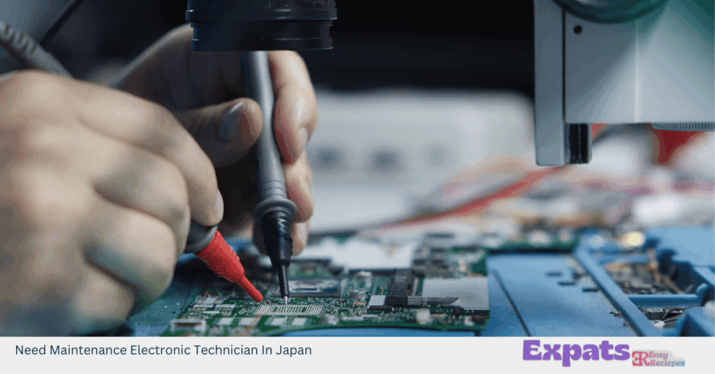 Need Maintenance Electronic Technician In Japan