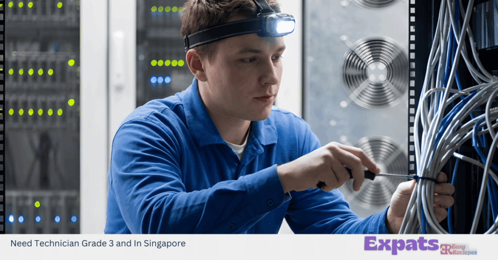 Need Technician Grade 3 and In Singapore