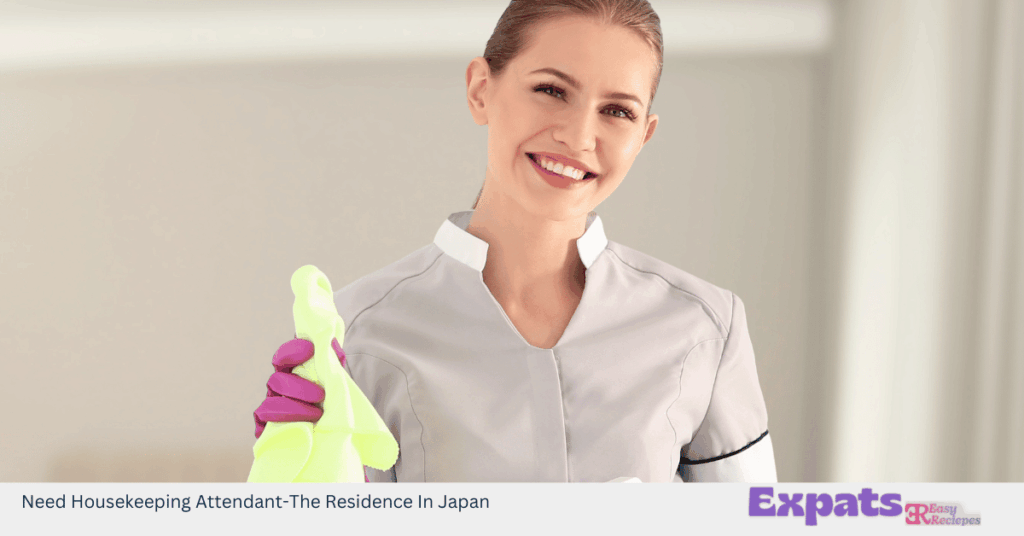 Need Housekeeping Attendant-The Residence In Japan